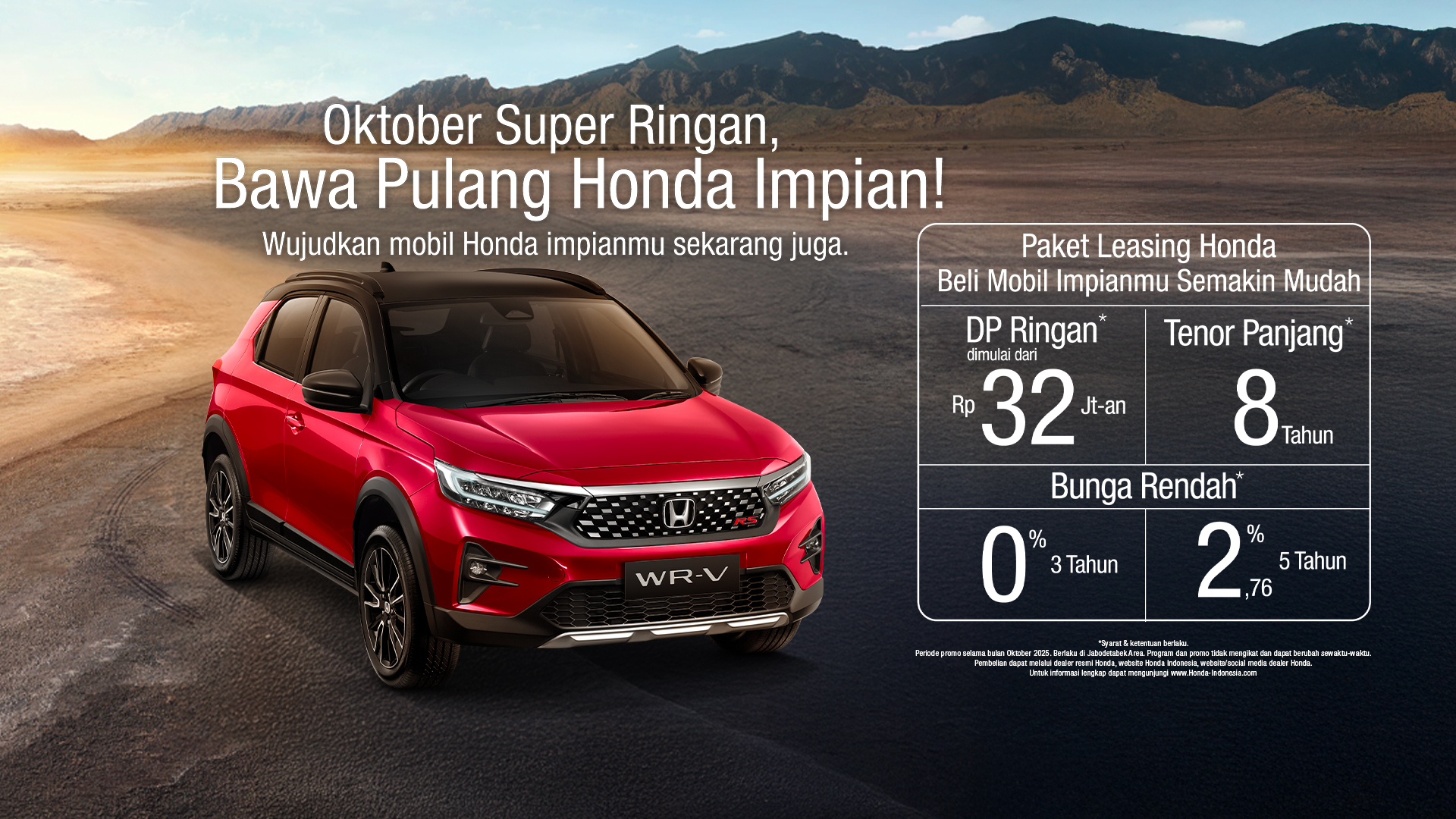 <p>Promo WR-V Oktober 2025</p>